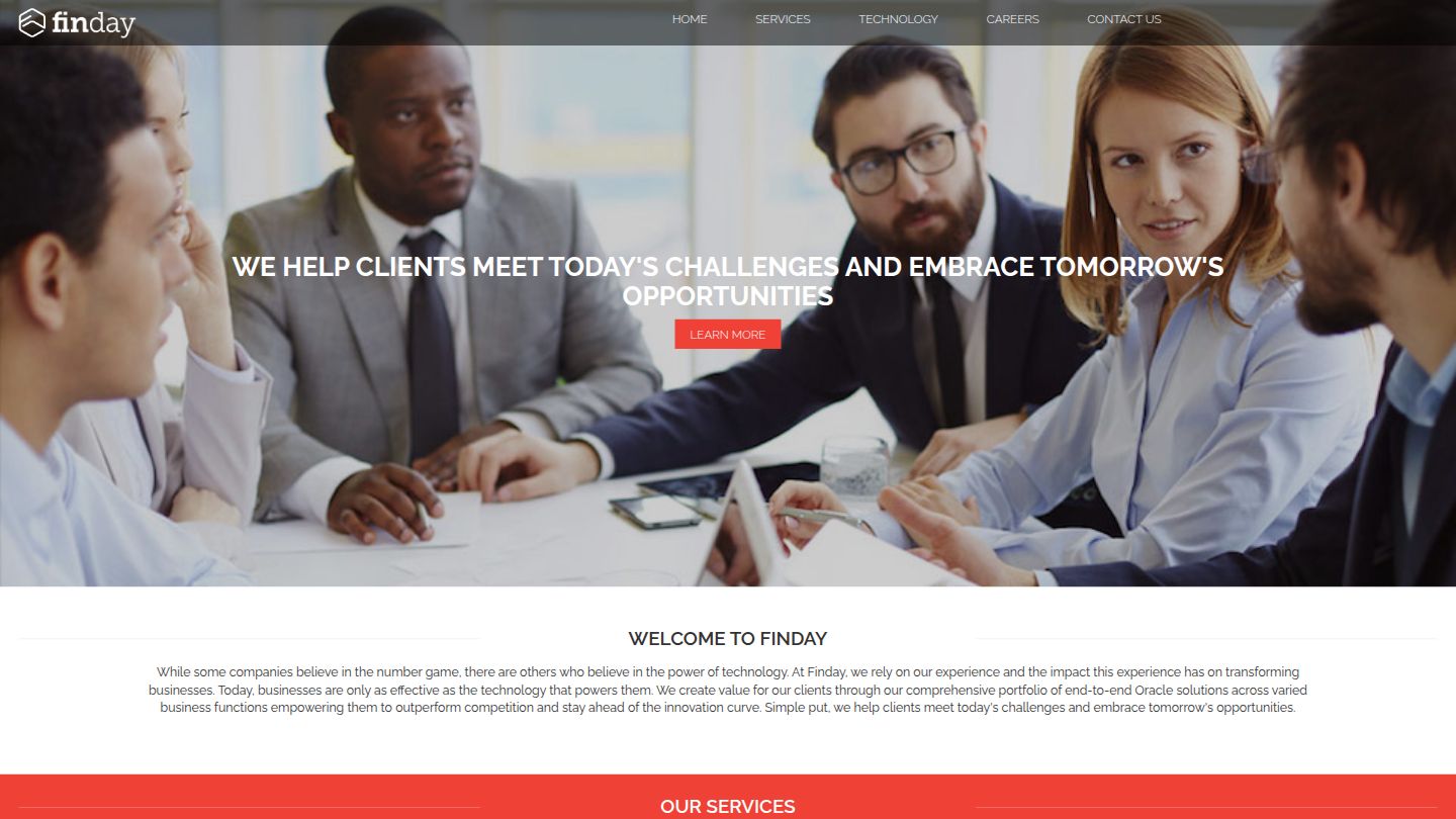 Business professionals in a meeting